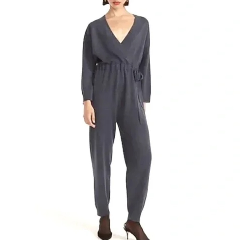 J. Crew Merino Wool Wrap Jumpsuit